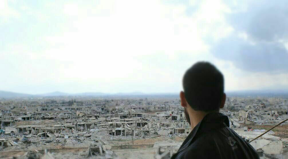 Zniszczona Darajja, fot. French Reporter, Twitter